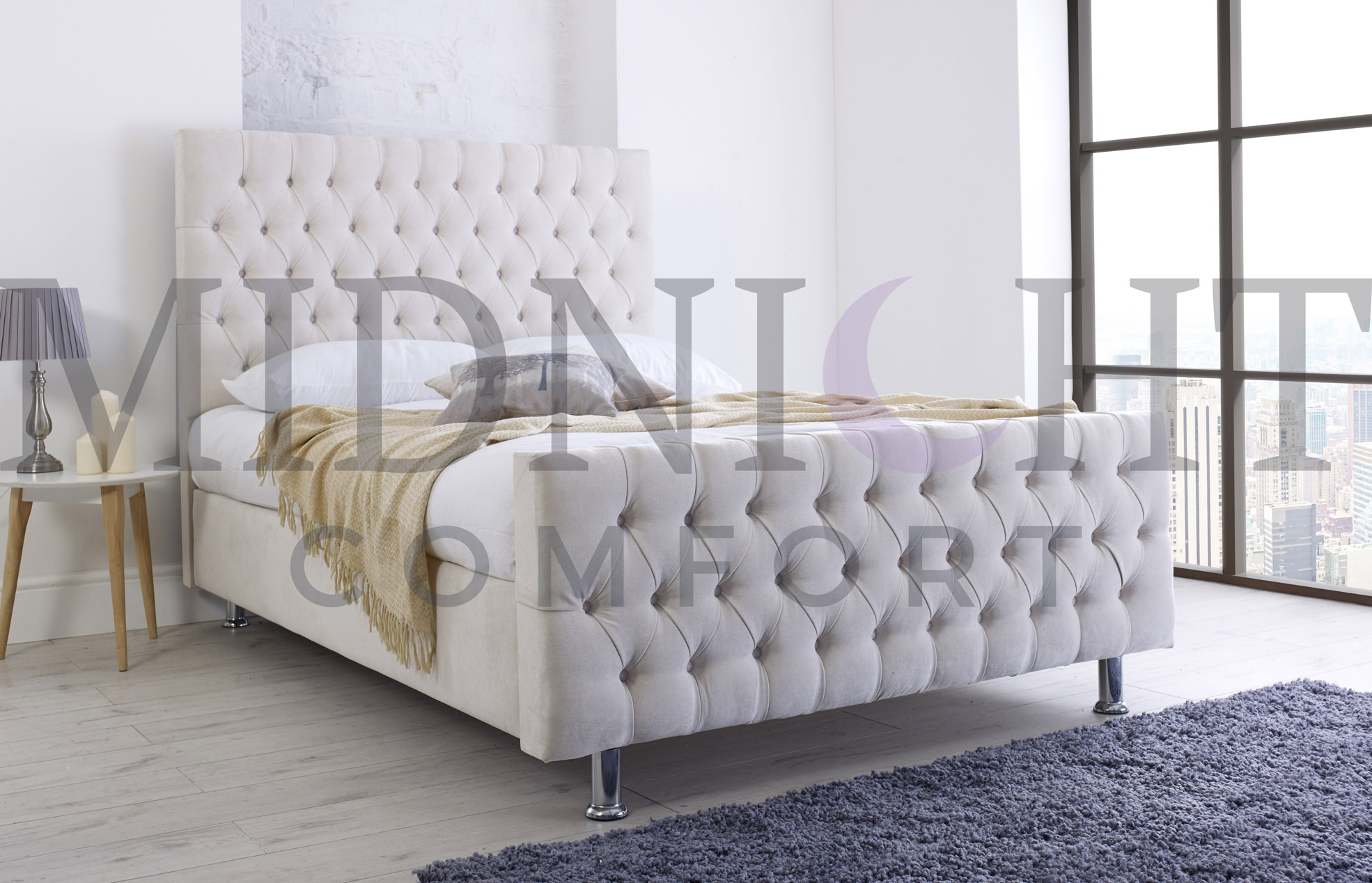 Natalia Bed Frame Midnight Comfort